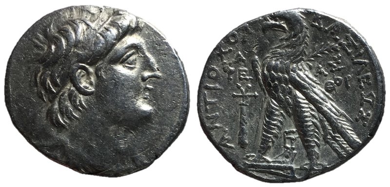 Seleucid Kings of Syria, Antiochos VII Euergetes, 138 - 129 BC
Silver Tetradrac...