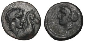 Thessaly, Gyrton, 340 - 330 BC, AE Dichalkon, ex BCD Collection