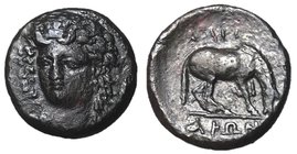 Thessaly, Larissa, 380 - 365 BC, AE Dichalkon, ex BCD Collection