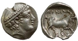 Thrace, Ainos, 408 - 406 BC, Silver Diobol