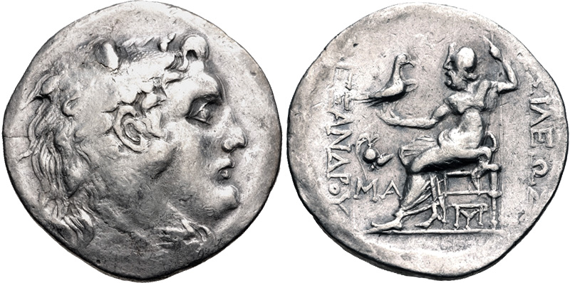 Thrace, Mesembria, 150 - 125 BC
Silver Tetradrachm, 32mm, 16.38 grams
Obverse:...
