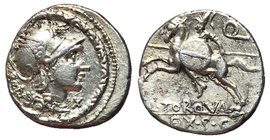 L. Torquatus, 113 - 112 BC, Silver Denarius