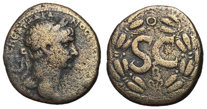 Trajan, 98 - 117 AD
AE As, Syria, Seleucis & Pieria, Antioch Mint, 28mm, 14.30 ...