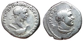 Trajan, 98 - 117 AD, Silver Tetradrachm of Tyre, Melqart