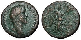 Antoninus Pius, 138 - 161 AD, Sestertius, Victory with Trophy