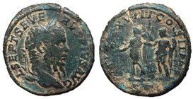 Septimius Severus, 198 - 211 AD, Sestertius, Roma Crowning Emperor