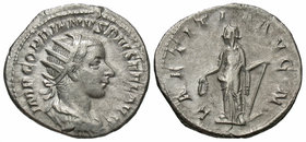 Gordian III, 238 - 244 AD, Silver Antoninianus, Laetitia