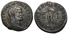 Diocletian, 284 - 305 AD, Follis of Rome, Genius
