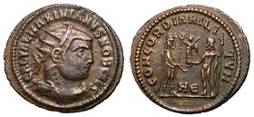 Galerius as Caesar, 293 - 305 AD, Antoninianus of Heraclea, Genius