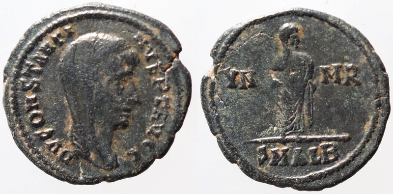 Divus Constantine I, Struck 347 - 348 AD
AE Follis, Alexandria Mint, 17mm, 1.66...