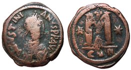 Justinian I, 527 - 565 AD, Follis of Constantinople