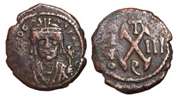 Maurice Tiberius, 582 - 602 AD, Decanummium of Constantinople