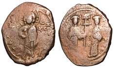 Constantine X with Eudocia, 1059 - 1067 AD, Follis of Constantinople