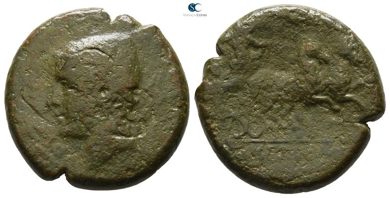 Samnium. Aesernia 263-240 BC. 
Bronze Æ

19 mm., 6.88 g.



nearly very f...