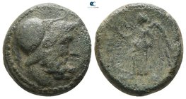 Bruttium. Petelia circa 216-204 BC. Bronze Æ