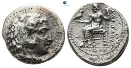 Kings of Macedon. Babylon. Philip III Arrhidaeus 323-317 BC. In the name of Alexander III. Struck under Archon, Dokimos, or Seleukos I, circa 323-318/...