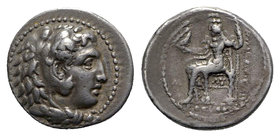 Kings of Macedon. Babylon. Philip III Arrhidaeus 323-317 BC. In the name and types of Alexander III. Drachm AR