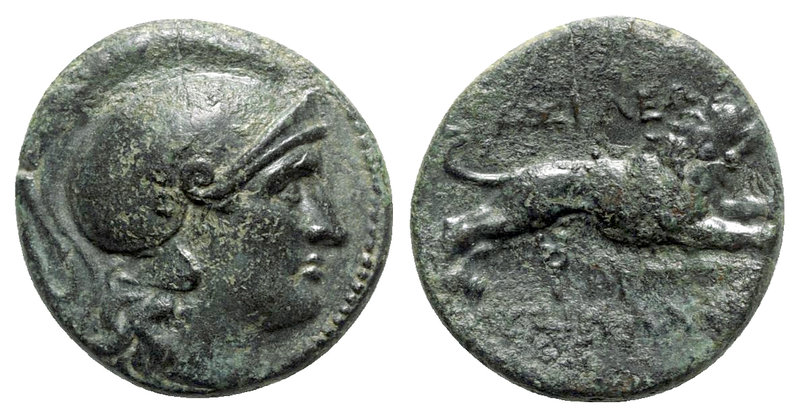 Kings of Thrace. Lysimacheia. Lysimachos 305-281 BC. 
Bronze Æ

19 mm., 5.00 ...