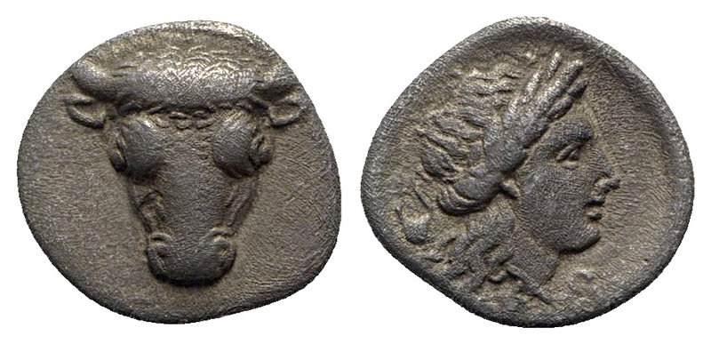 Phokis. Federal Coinage circa 354-352 BC. 
Hemidrachm AR

14 mm., 2.45 g.

...