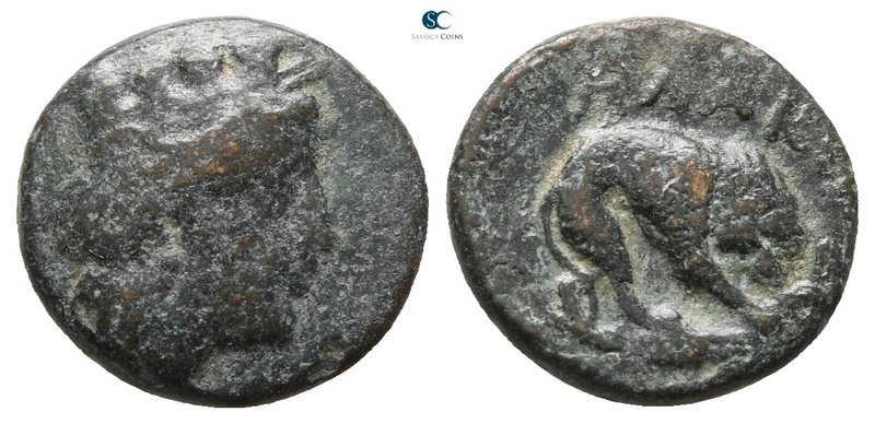 Mysia. Plakia circa 400-300 BC. 
Bronze Æ

11 mm., 1.29 g.



nearly very...