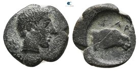 Troas. Gargara 440-400 BC. Fourrée Obol Æ