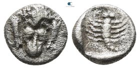 Caria. Mylasa  450-400 BC. Hemiobol AR