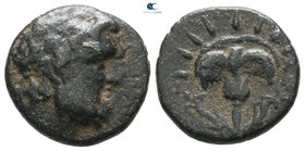 Islands off Caria. Rhodos circa 188-84 BC. Bronze Æ