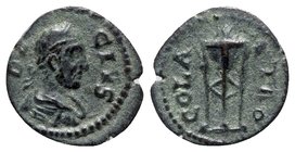 Troas. Alexandreia. Trajan Decius AD 249-251. Quadrans Æ