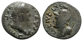 Lykaonia. Lystra. Titus AD 79-81. Bronze Æ