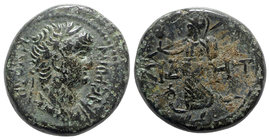 Pamphylia. Side . Nero AD 54-68. Bronze Æ