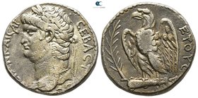Seleucis and Pieria. Antioch. Nero AD 54-68. Dated year 114 of the Caesarean Era=AD 65-66. Tetradrachm AR