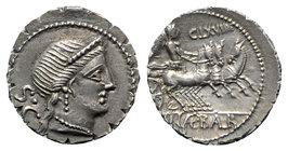 C. Naevius Balbus 79 BC. Rome. Denarius AR