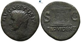 Tiberius AD 14-37. posthumus issue for Divus Augustus  . Rome. As Æ