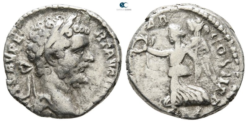 Septimius Severus AD 193-211. Rome
Denarius AR

16 mm., 2.69 g.



nearly...
