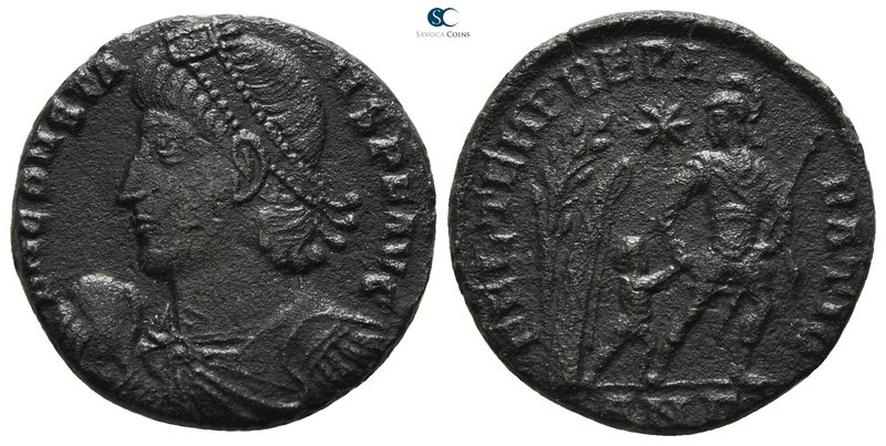 Constans AD 337-350. Antioch
Follis Æ

18 mm., 3.88 g.



very fine