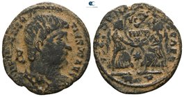 Magnentius AD 350-353. Lugdunum. Follis Æ