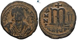 Tiberius II Constantine AD 578-582. Theoupolis (Antioch). Follis Æ