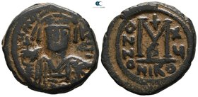 Maurice Tiberius AD 582-602. Nikomedia. Follis Æ
