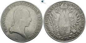 Austria. Milano mint. Franz I AD 1745-1765. Struck 1820 M(Milano). Taler AR