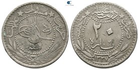 Turkey. Muhammad V AD 1909-1918. (AH 1327-1336). 20 Para BI