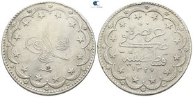 Turkey. Qustantiniyah. Muhammad V AD 1909-1918. (AH 1327-1336). 20 Kurush AR