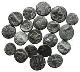 Lot of ca. 20 Greek bronze coins / SOLD AS SEEN, NO RETURN!nearly very fine
