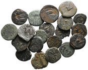 Lot of ca. 20 Roman Provincial bronze coins / SOLD AS SEEN, NO RETURN!very fine