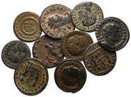 Lot of ca. 10 Roman Imperial bronze coins  / SOLD AS SEEN, NO RETURN!very fine