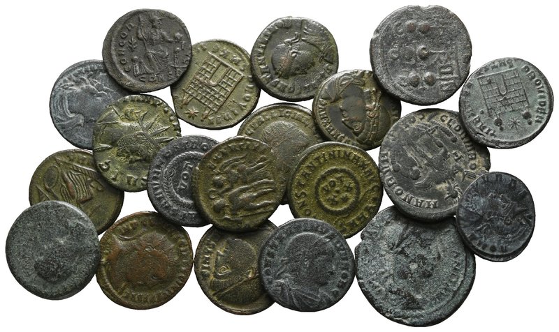 Lot of ca. 20 Roman Imperial bronze coins / SOLD AS SEEN, NO RETURN!

very fin...