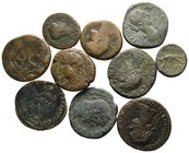 Lot of ca. 10 Roman Imperial bronze coins / SOLD AS SEEN, NO RETURN!nearly very fine
