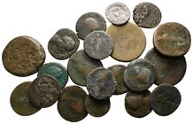 Lot of ca. 20 Roman bronze coins / SOLD AS SEEN, NO RETURN!fine