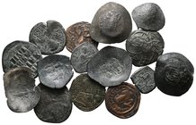 Lot of ca. 15 Byzantine bronze coins / SOLD AS SEEN, NO RETURN!very fine