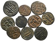 Lot of ca. 10 Islamic bronze coins  / SOLD AS SEEN, NO RETURN!very fine