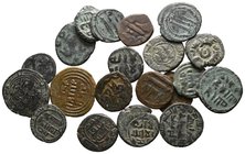 Lot of ca. 20 Islamic bronze coins / SOLD AS SEEN, NO RETURN!very fine